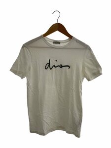 Christian Dior◆17AW/立体ロゴ刺繍Tシャツ//XS/コットン/WHT/733J603W3610