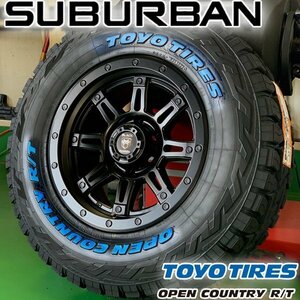 新品 サバーバン 17インチタイヤホイール TOYO OPENCOUNTRY RT 265/65R17 265/70R17 285/70R17 ホワイトレター