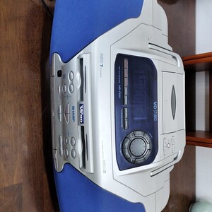 TONO★RA11★SHARP シャープ MD-F200 MD/CD SYSTEM 中古品 ラジカセ