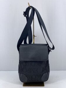 EMPORIO ARMANI◆ショルダーバッグ/-/BLK/総柄