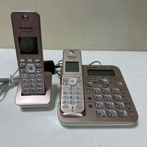 A463 Panasonic パナソニック コードレス電話機 子機 VE-GD56-N ピンクゴールド