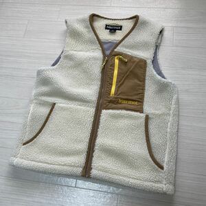 マーモット MARMOT シープフリースベスト メンズ スポーツアウトドア ウェアSheep Fleece Vest メンズ サイズM 美品