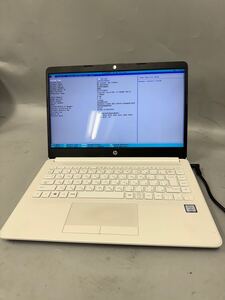 JXJK5260 HP laptop 14s-cf0xxx/Core i3-7020U 2.30GHz/メモリ4G/HDD 1TB/BIOS確認済