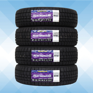 155/65R13 73Q スタッドレスタイヤ GOODYEAR グッドイヤー アイスナビ ICE NAVI8 23年製 正規品 送料無料 4本セット税込 \17,800より 2