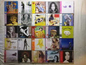 『女性シンガーソングライター国内盤帯付CD 25枚セット』(Carole King,Ani Difranco,Chantal Kreviazuk,Jewel,K.D.Lang,Meja,Lisa Loeb)