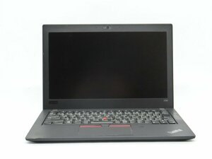 中古Lenovo ThinkPad X280 第8CORE世代I5　8350U/　12.5型 ノートパソコン　通電しません　バッテリー欠品　詳細不明　ジャンク扱い 　