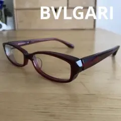 お値下げ　BVLGARI  ブルガリ メガネ　フレーム　度入りレンズ入り