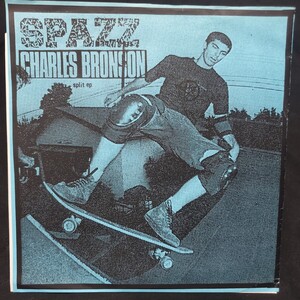 (T) Spazz / Charles Bronson 「Split EP」カラーレコード US盤 1996年 ハードコア