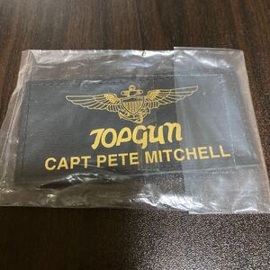 PETE MITCHELL レザーネームタグ 美usedと言うか使っていません 激安 売り切り TOPGUN2 Houston AVIREX cockpitの服にいかがですか？