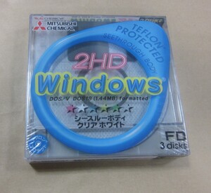 同梱可・特売品 3.5FD 2HD Windous 3枚パック 三菱化学 2HDV3SC