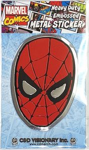 MARVEL(マーベル) Spiderman (スパイダーマン) Metal Sticker 8cm シール ステッカー　