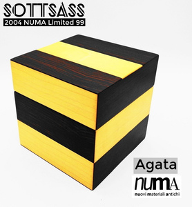 ＜Sottsass Collection＞2004 NUMA 99個限定 小物箱＿Agata Box＿エットーレ・ソットサス