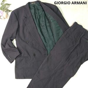 GIORGIO ARMANI　スーツ　ダブルブレスト　パープル　Vintage