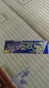 ■即決■　レオマワールド　ジェットコースター　ステッカー　スペースシップ　2056 宇宙旅行ジェットコースター　レトロ　レアシール