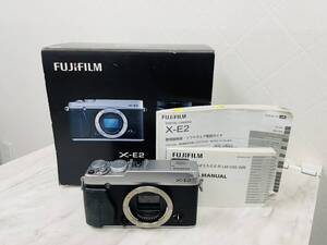 G7960 FUJIFILM X-E2 カメラ 富士フィルム デジカメ デジタルカメラ 説明書付き 箱付き バッテリー無 通電未確認