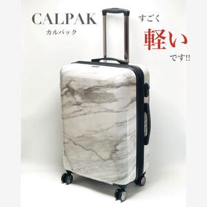 美品 CALPAK カルパック スーツケース キャリーバッグ ミルク マーブル 大理石柄 軽量 ハードタイプ 日本未入荷 TSA 機内持ち込み 旅行