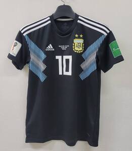 18W杯 アルゼンチン Argentina AFA(A) #10 メッシ Messi 半袖 2018 WorldCup アイスランド戦仕様 JASPOI M L O