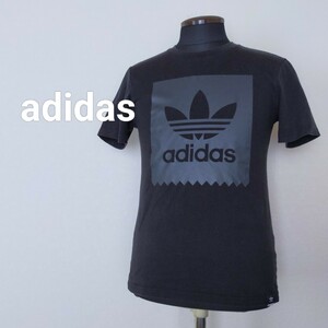 ☆adidas　メンズ　Tシャツ　半袖　トレフォイルロゴ　バードロゴ　アディダス　ブラック