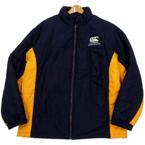 定価2万円■CANTERBURY OF NEW ZEALAND 中綿入り ジャケット ブルゾン ラグビー メンズ XL 大きいサイズ カンタベリー 1円スタート