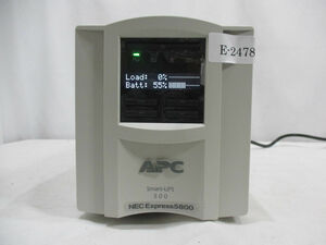 APC Smart-UPS 500 バッテリ可動/通電動作確認済 バッテリ交換日:2021年8月 管理番号E-2478