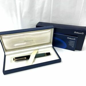 A003-D5-84◎ PELIKAN ペリカン 万年筆 ペン先 14C-585 M SOUVERAN 文房具 筆記用具 ケース付き