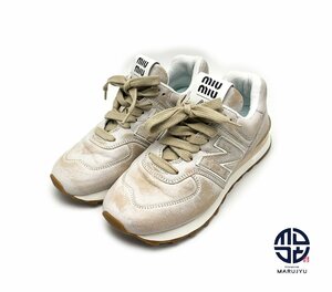 MIUMIU x NEW BALANCE ミュウミュウ x ニューバランス コラボ 574 スニーカー レディース クツ サイズ37 靴 アパレル