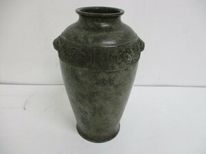 中国　銅製　花瓶　壺　高さ２０㎝