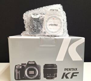 ◆　（新品）ペンタックス　PENTAX KF DAL18-55WRレンズキット クリスタルホワイト　◆