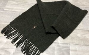 ★希少カラー◎イタリア製◎ラルフローレン◎PURE WOOL 100% マフラー◎終了10時間以内のご入札は翌日発送不可