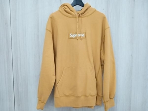 Supreme シュプリーム 21FW Box logo hooded Lサイズ パーカー オーカー