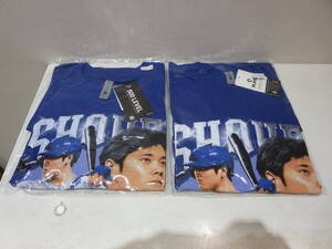 #39585　未使用　MLBPA公式ライセンス　大谷翔平グラフィックスＴシャツ　Mサイズ×1　Lサイズ×1　計2点　