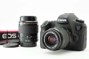 【美品】Canon キヤノン EOS 6D ダブルズームキット 新品SD32GB付き