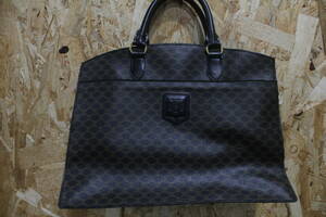 TH09072　CELINE　マカダム　約21ｃｍ×約33ｃm×約15ｃｍ　中古品