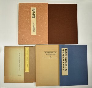 竜F513◆昭和48.57(非売品).1986年発行 中国書道 漢詩 漢文 書本 3冊 趙之謙 復刻 悲庵謄墨 唐〇遂良〇蘭亭序 佐藤蒼龍臨書大成 他