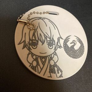 刀剣乱舞 鶴丸国永 3coins ネームタグ ぽてだん キーホルダー ストラップ ラバーストラップ ラバスト グッズ とうらぶ