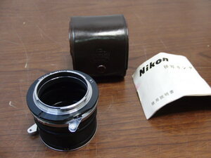 ◆ニコン/Nicon◆接写リング　K型　　ケース・使用説明書付◆未使用品　管KIN-2