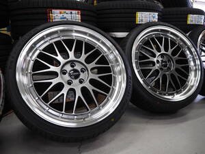 深リム メッシュ levanna V10-EX 19inch 8.5J+40 5H114.3 新品輸入 225/35R19 クラウン マークX 90系 ノア ヴォクシー