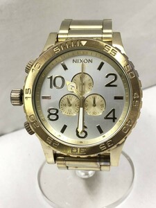 NIXON ニクソン 腕時計 THE 51-30 CHRONO ゴールド メンズ クォーツ SS-117690