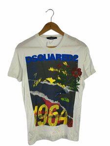 DSQUARED2◆Tシャツ/XS/コットン/WHT