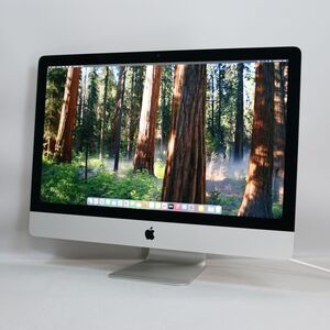 1円スタート Apple iMac Retina 5K, 27インチ, 2019 (Core i5-8500/メモリ16GB/SSD28GB+HDD1TB(Fusion Drive)/Radeon Pro 570X/macOS 15)