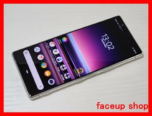 　★【43123WM】 完動品 au SOV41 SONY Xperia 5 グレー 1円 ! 1スタ !