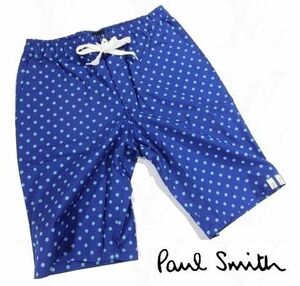 F火06327新品▼国内正規品 ポールスミス ショートパンツ 【 L 】 ハーフパンツ ラビットロゴ Paul Smith ホームウエア カジュアル 紺系