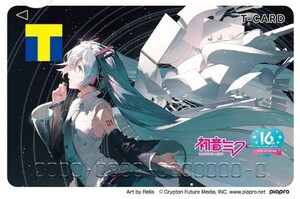 Tカード（初音ミク 16th）新品未使用　１枚　Vポイントカード