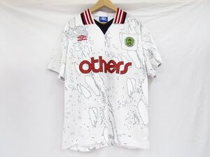 UMBRO×BAL SOOCER JERSEY BAL-2100 アンブロ バル コラボ サッカージャージ 半袖 スポーツ ユニフォーム XLサイズ 中古品★8953