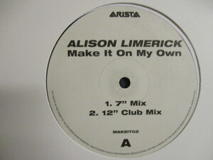 Alison Limerick ： Make It On My Own 12