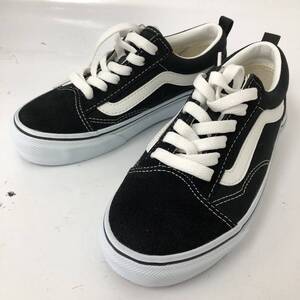 □未使用品□VANS V36 CK OLD SKOOL スニーカー 21cm 黒 バンズ キッズ 581629-0001 ローカット 1キャンバス 複数落札同梱OK B241030-6