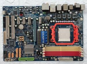 美品 GIGABYTE GA-MA770-US3 マザーボード AMD 770 AM2+ Phenom FX/X4/X3/X2,Sempron,,Athlon64 X2/64 FX/64 ATX DDR2