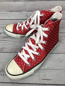 ★コンバースCONVERSE ALLSTAR LUSTER DOT HI★ハイカットスニーカー【23.5/赤/水玉】◆SC35