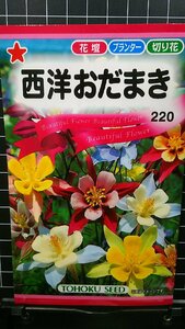 ３袋セット 西洋 おだまき 種 郵便は送料無料