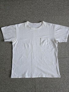 ブッチャープロダクツ tシャツ42 白 AtLast アットラスト Butcher products TIMEWORN CLOTHING